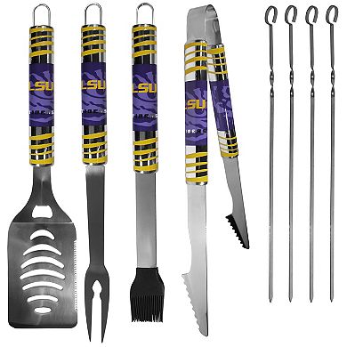 LSU Tigers Tailgater 8-Piece BBQ Grill Set