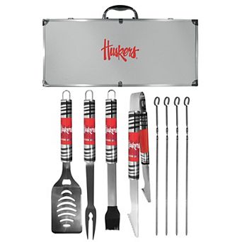 Nebraska Cornhuskers Tailgater 8 pc BBQ Grill Set