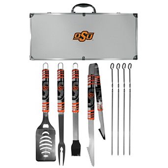 Oklahoma State Cowboys Tailgater 8 pc BBQ Grill Set