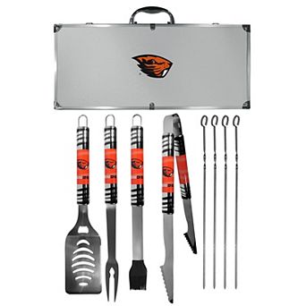 Oregon State Beavers Tailgater 8 pc BBQ Grill Set
