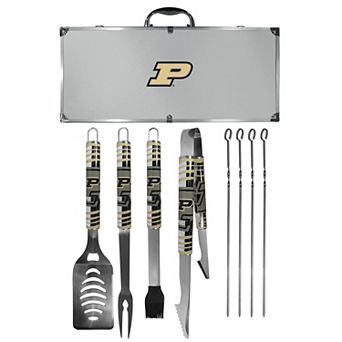 Purdue Boilermakers Tailgater 8 pc BBQ Grill Set