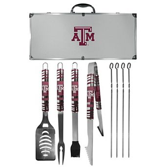 Texas A&M Aggies Tailgater 8 pc BBQ Grill Set