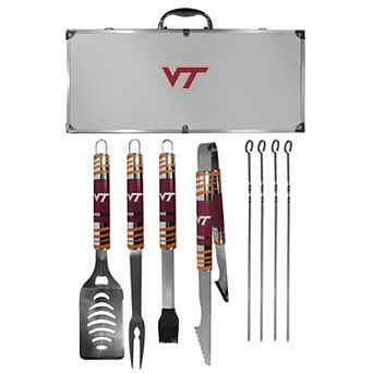 Virginia Tech Hokies Tailgater 8 pc BBQ Grill Set