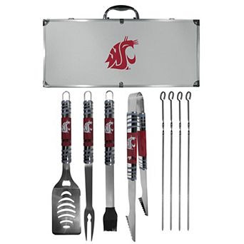 Washington State Cougars Tailgater 8 pc BBQ Grill Set