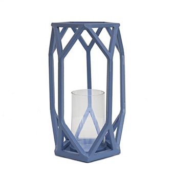 National Tree Company Candle Holder Geometric Lantern Table Decor