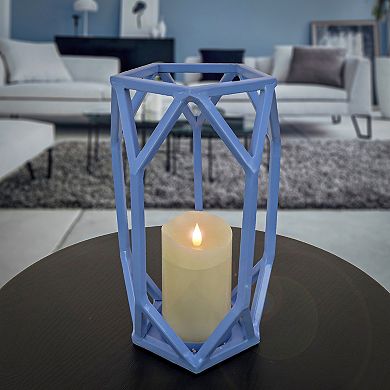 National Tree Company Candle Holder Geometric Lantern Table Decor