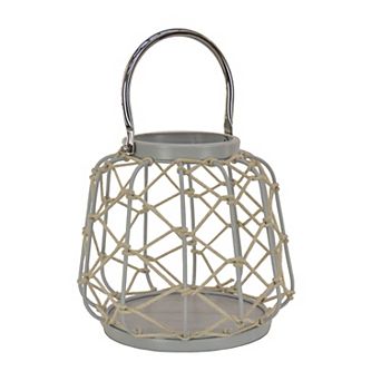 National Tree Company Weave Candle Holder Lantern Table Decor