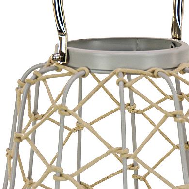 National Tree Company Weave Candle Holder Lantern Table Decor