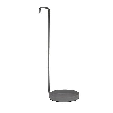 National Tree Company Ribbed Candle Holder Lantern Floor Decor