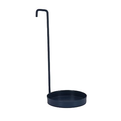 National Tree Company Round Ribbed Candle Holder Lantern Table Decor