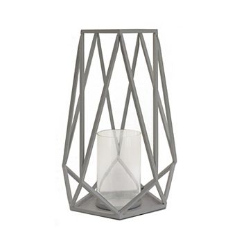 National Tree Company Geometric Candle Holder Lantern Table Decor