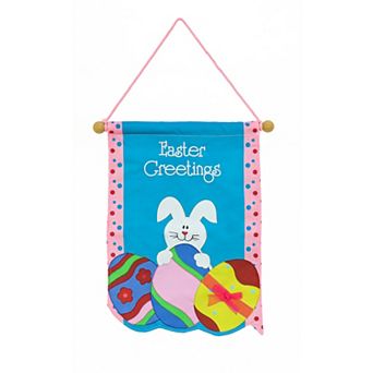 National Tree Company Easter Greetings Banner Wall Decor