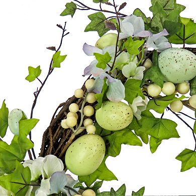 National Tree Company Artificial Ivy Eggs Easter Wreath