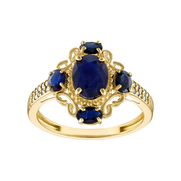 Kohls jewelry hot sale sapphire rings