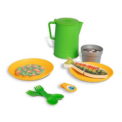 Melissa & Doug Let's Explore Wooden Camp Stove Play Set