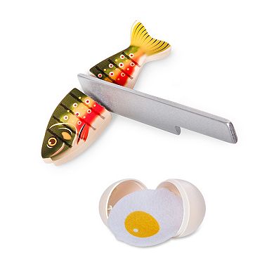 Melissa & Doug Let's Explore Wooden Camp Stove Play Set