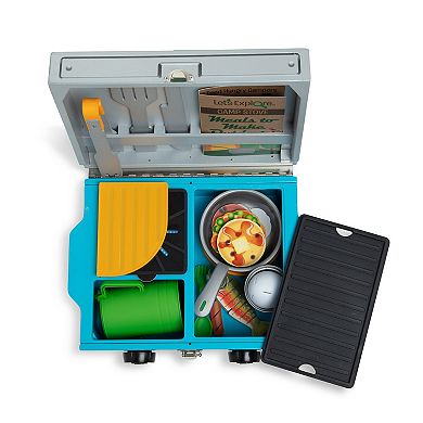 Melissa & Doug Let's Explore Wooden Camp Stove Play Set