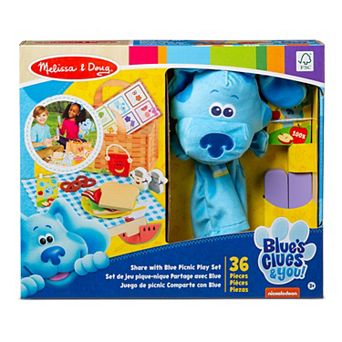 Melissa & Doug Blue's Clues & You! Share with Blue Picnic Play Set
