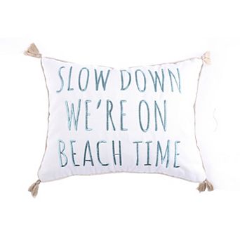 Levtex Home Stone Harbor Beach Time Feather-fill Throw Pillow