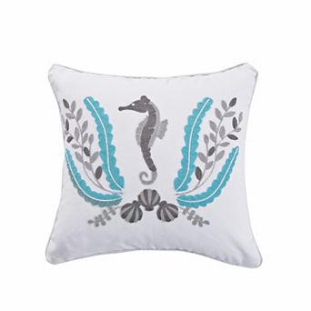 Levtex Home Nantucket Seahorse Throw Pillow