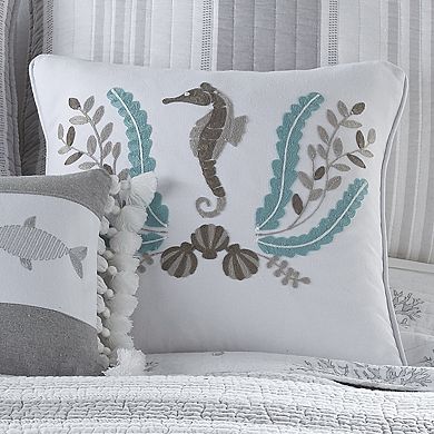 Levtex Home Nantucket Seahorse Throw Pillow