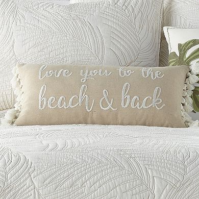 Levtex Home Palmira Beach & Back Feather-fill Throw Pillow