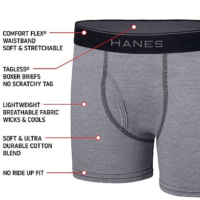 Boys 4-20 Hanes Ultimate® 5-Pack + 1 Bonus Pair Super Soft Lightweight Boxer Briefs