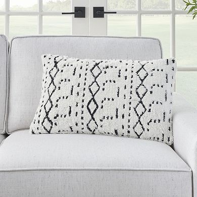 Mina Victory Life Styles Woven Boho Pattern Indoor Throw Pillow