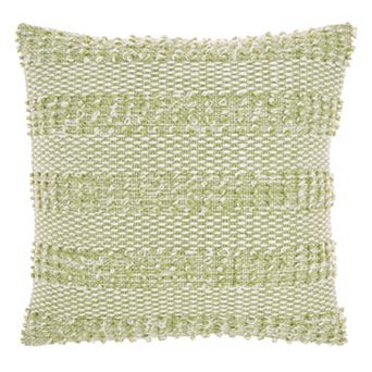 Mina Victory Woven Stripes & Dots Indoor Outdoor Throw Pillow