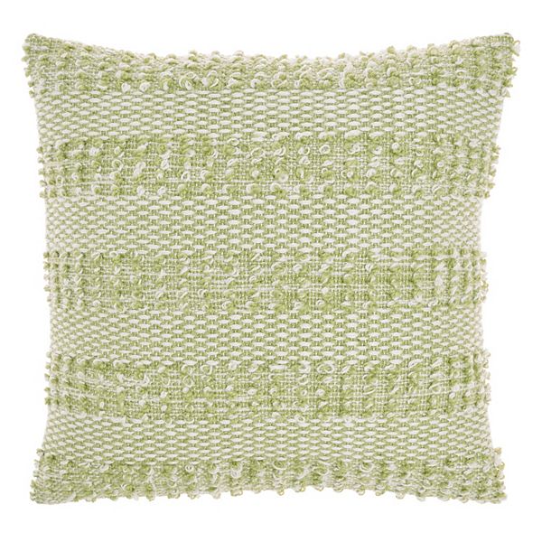 Mina Victory Woven Stripes & Dots Indoor Outdoor Throw Pillow