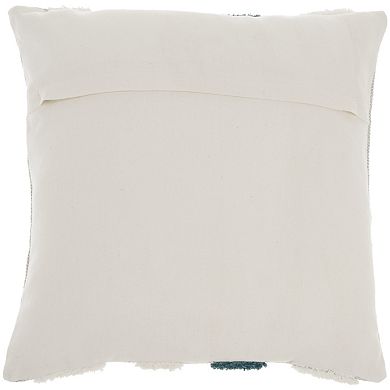 Mina Victory Life Styles Tufted Woven Waves Indoor Throw Pillow