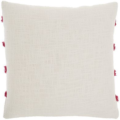Mina Victory Life Styles Tufted Lines Indoor Throw Pillow