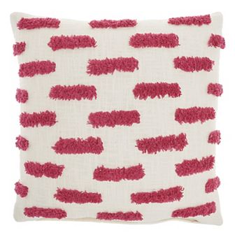Mina Victory Life Styles Tufted Lines Indoor Throw Pillow
