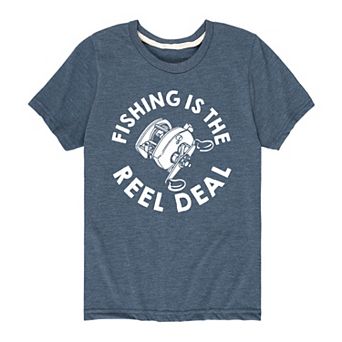 Boys 8-20 Fishing Is The Reel Deal Tee
