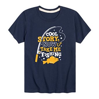 Boys 8-20 Take Me Fishing Tee