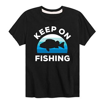 Boys 8-20 Keep On Fishing Tee