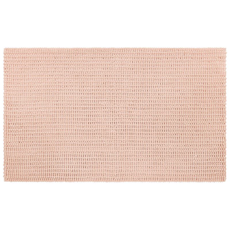 Mohawk Home Homespun Noodle Polyester Bath Mat  Blush  2  x 5