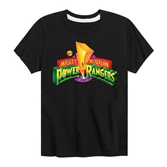 Boys 8-20 Power Rangers Retro Logo Tee