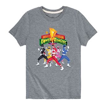 Boys 8-20 Power Rangers Retro Group Tee
