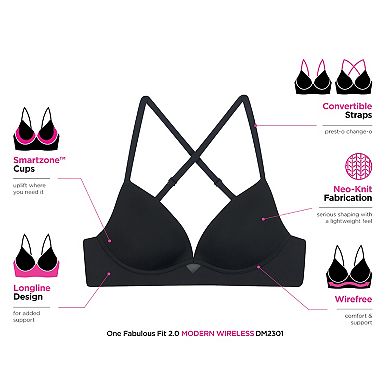 Maidenform Un Fab Fit Full Coverage Leggermente Imbottito Racerback