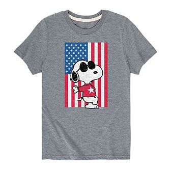 Boys 8-20 Peanuts Joe Cool Snoopy Tee