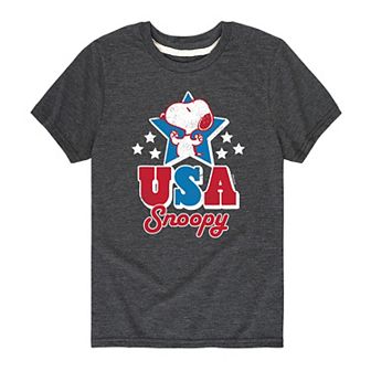 Boys 8-20 Peanuts USA Snoopy Americana Tee