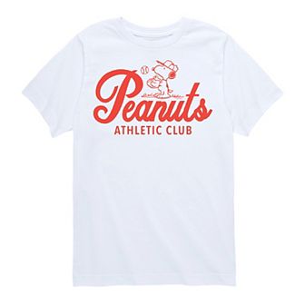 Boys 8-20 Peanuts Athletic Club Baseball Tee
