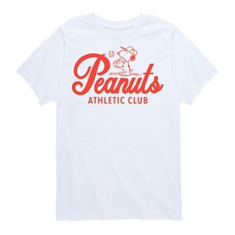 Boys 8-20 Peanuts Athletic Club Baseball Tee