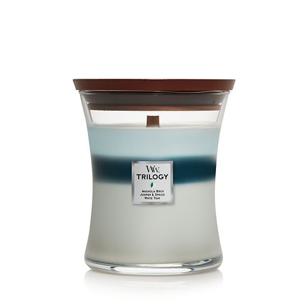 Icy Woodland Trilogy WoodWick® Medium Hourglass Trilogy Candle