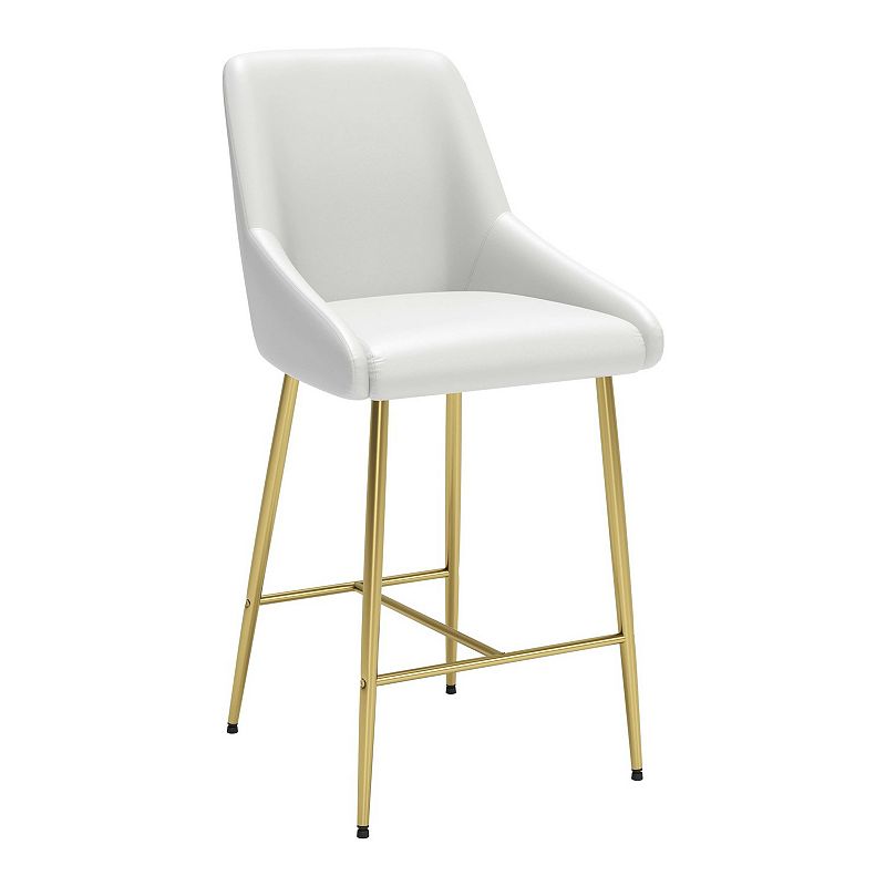 Madelaine Counter Chair, White