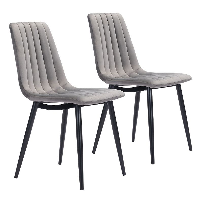 Dolce Dining Chair 2-piece Set, Grey