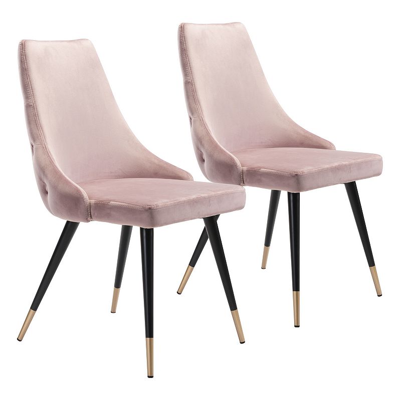 Piccolo Dining Chair 2-piece Set, Pink