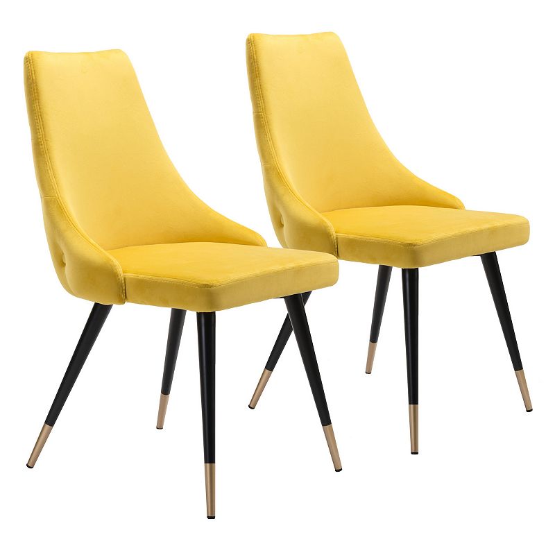 29768469 Piccolo Dining Chair 2-piece Set, Yellow sku 29768469
