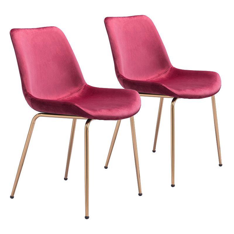 Tony Dining Chair 2-piece Set, Red
